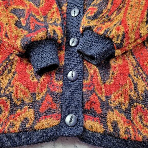Vintage White Stag Autumn-Tone Lined Sweater Shacket Jacket size Medium - Picture 11 of 15